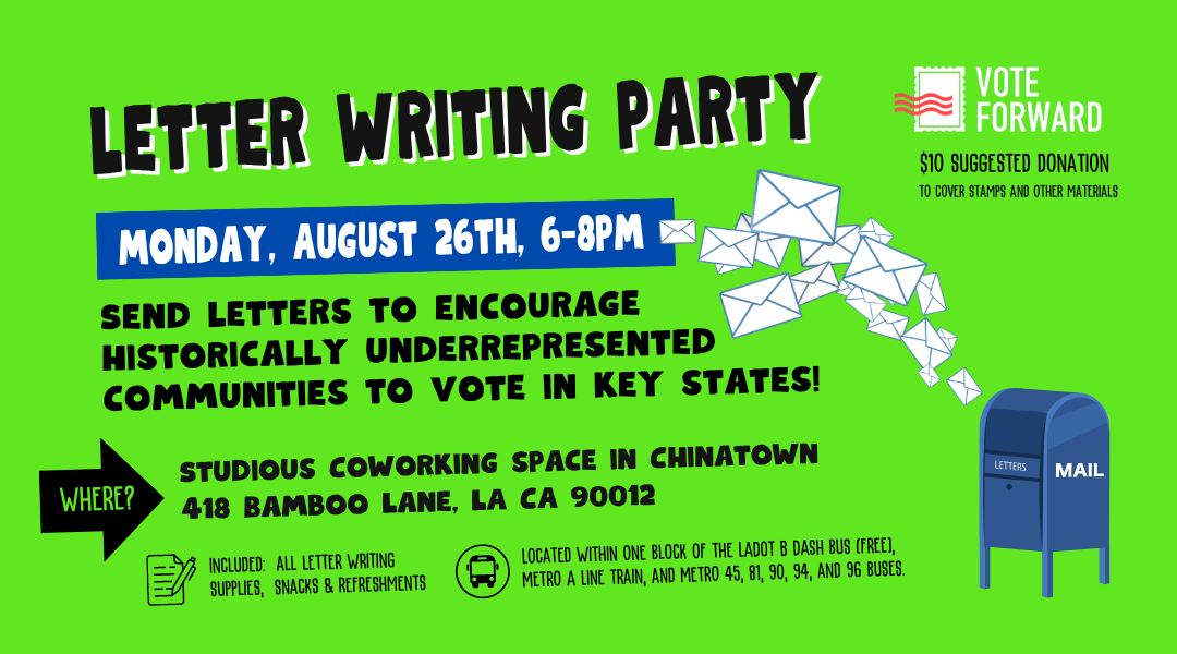 Vote Fwd Letter Writing Party